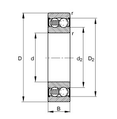 підшипник 2210-2RS-TVH FAG