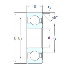 підшипник 608/HR11QN SKF