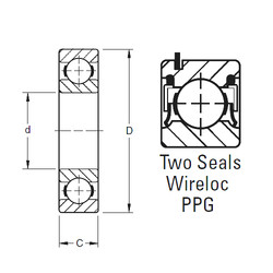 підшипник W203PPG Timken