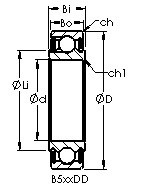 підшипник B545DD AST