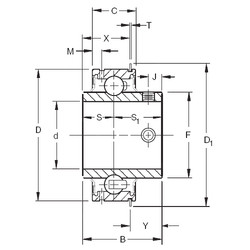 підшипник ER15 Timken