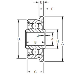 підшипник F3DD Timken