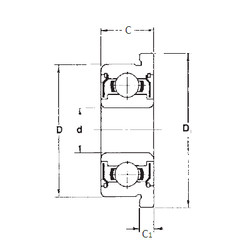 підшипник F691XZZ FBJ