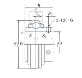 підшипник UCX09-28L3 KOYO