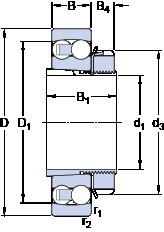 підшипник 1307 EKTN9 + H 307 SKF