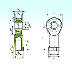 підшипник TSF 08 BB-O ISB