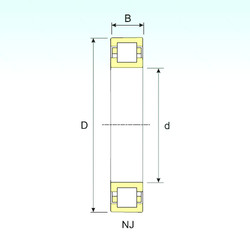 підшипник NUP 204 ISB