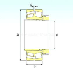 підшипник 23940 EKW33+H3940 ISB