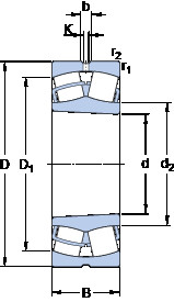 підшипник 24040 CCK30/W33 SKF