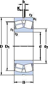 підшипник 24068 CC/W33 SKF