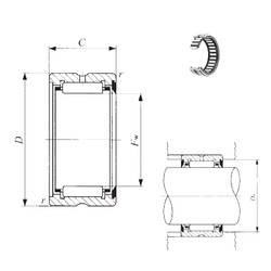 підшипник RNA 4913U IKO