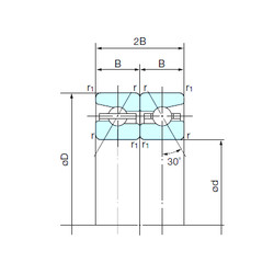 підшипник 75TAH10DB NACHI