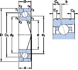 підшипник 7012 CE/HCP4AL1 SKF