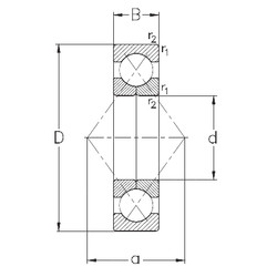 підшипник QJ214-MPA NKE