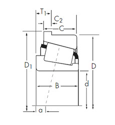 підшипник 557-S/553-BA Timken