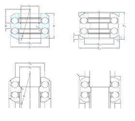 підшипник 54209+U209 SKF