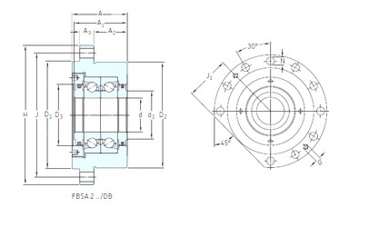 підшипник BSDU 240 DD SNFA