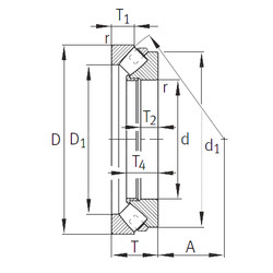 підшипник 293/600-E1-MB INA