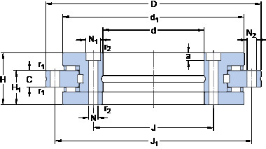 підшипник NRT 180 B SKF