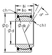 підшипник GEZ31ET-2RS AST