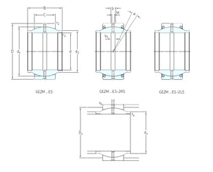 підшипник GEZM212ES-2LS SKF