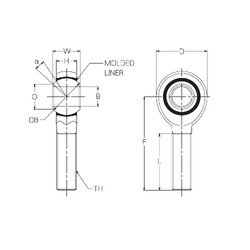 підшипник RBM16E NMB