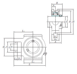 підшипник UCTX12-39E KOYO