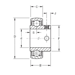 підшипник YA008RRB Timken