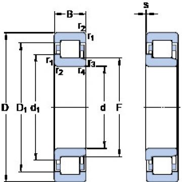 підшипник NJ 212 ECM SKF