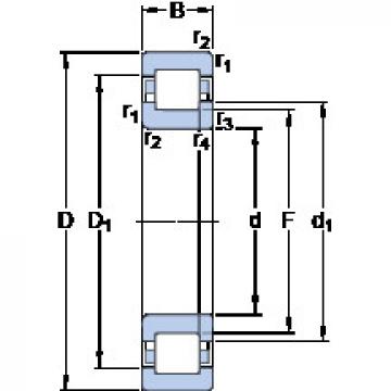 підшипник NUP 206 ECP SKF