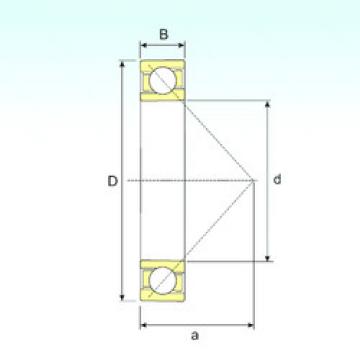 підшипник 71976 A ISB