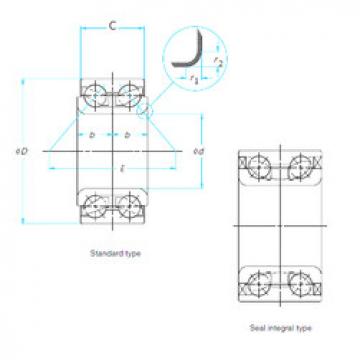 підшипник DAC3564A KOYO