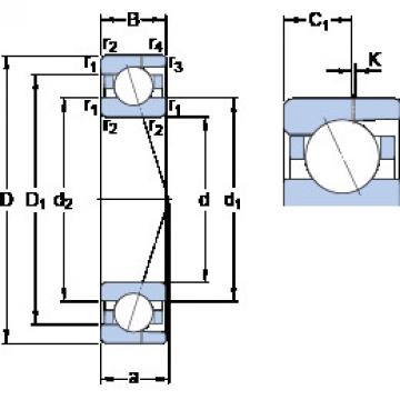 підшипник 7005 ACD/P4AH SKF