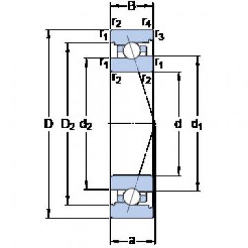 підшипник 71907 ACB/HCP4A SKF