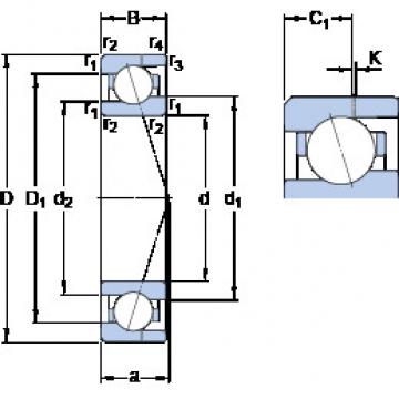 підшипник 719/8 CE/HCP4AH SKF