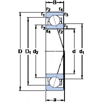 підшипник 71917 ACE/P4A SKF