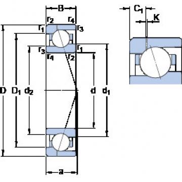 підшипник 71909 ACE/P4AH1 SKF