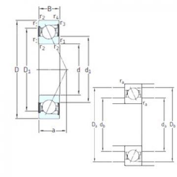 підшипник S7217 CD/P4A SKF