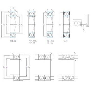 підшипник S7003 CE/P4A SKF