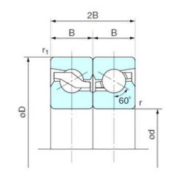 підшипник 45TAB07DB NACHI