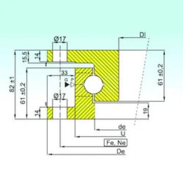 підшипник NK.22.1100.100-1N ISB