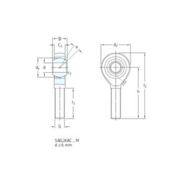 підшипник SAKAC30M SKF