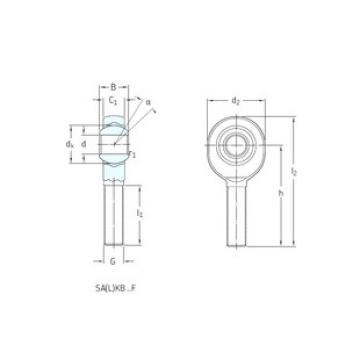 підшипник SAKB18F SKF