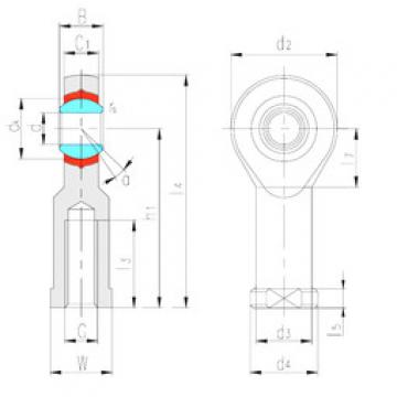 підшипник SIBP18N LS