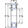 підшипник W 628/9-2RS1 SKF