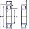 підшипник NU 1005 SKF