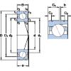 підшипник 7011 CD/P4AL SKF