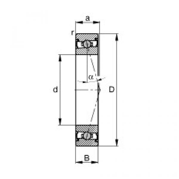 підшипник HCS71905-C-T-P4S FAG #1 image