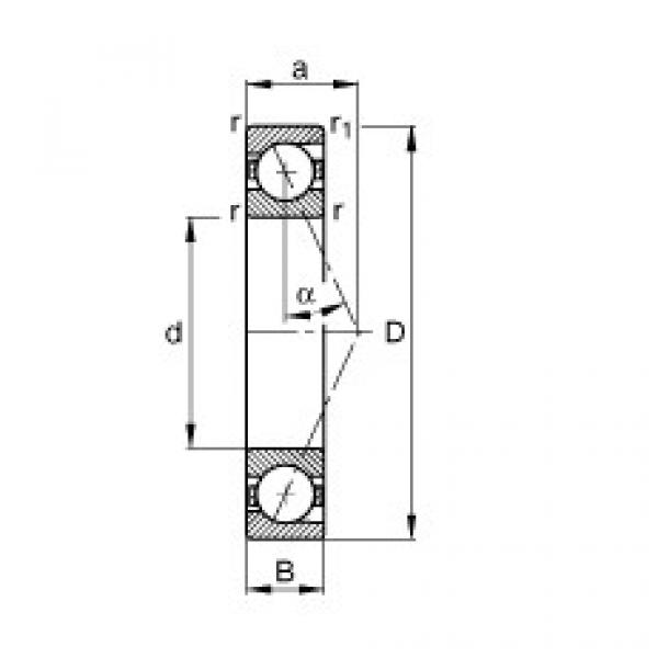 підшипник B7021-E-T-P4S FAG #1 image