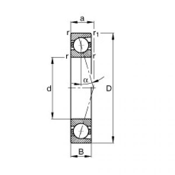 підшипник B7020-C-T-P4S FAG #1 image